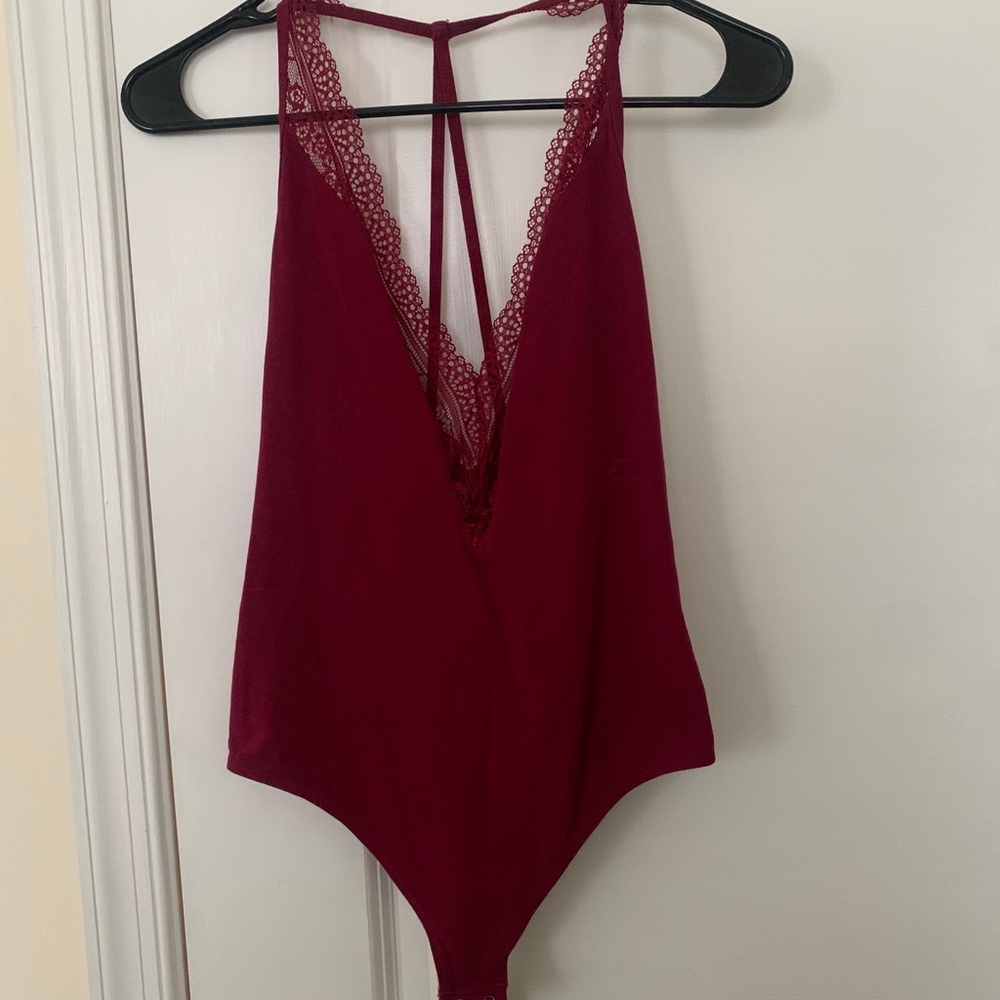 Red Express Bodysuit